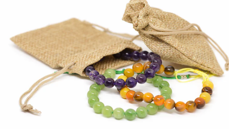 Natural Stone Adjustable Bracelet Kids Size