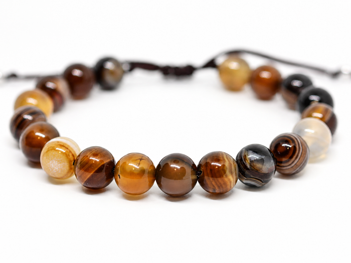 Coffee Striped Agate