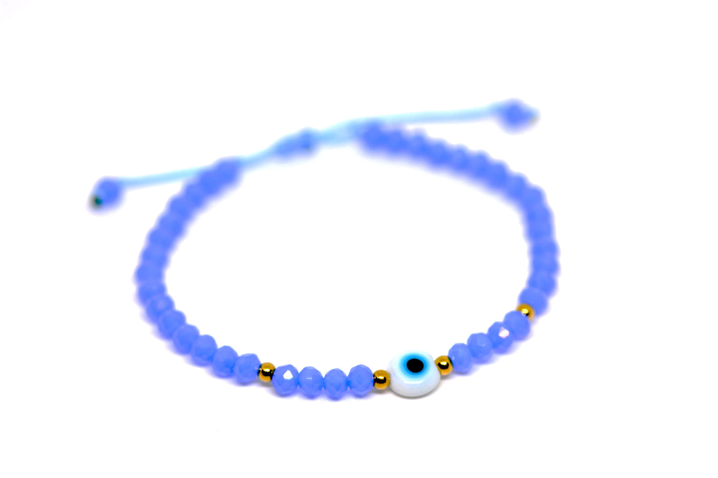 Blue Evil Eye Adjastuble Bracelet