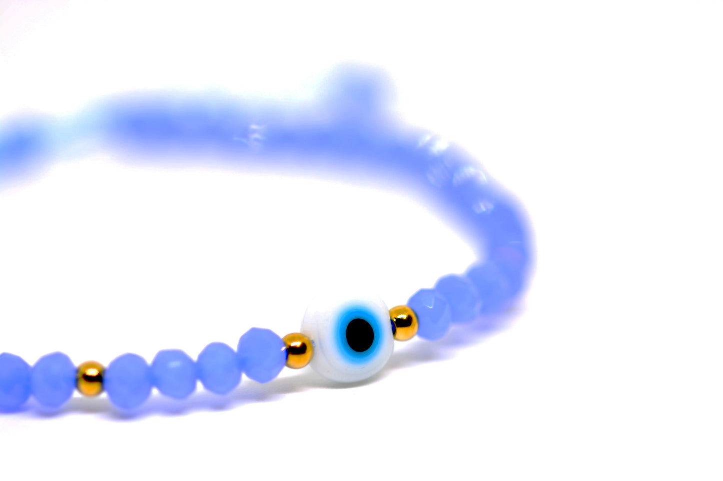 Blue Evil Eye Adjastuble Bracelet