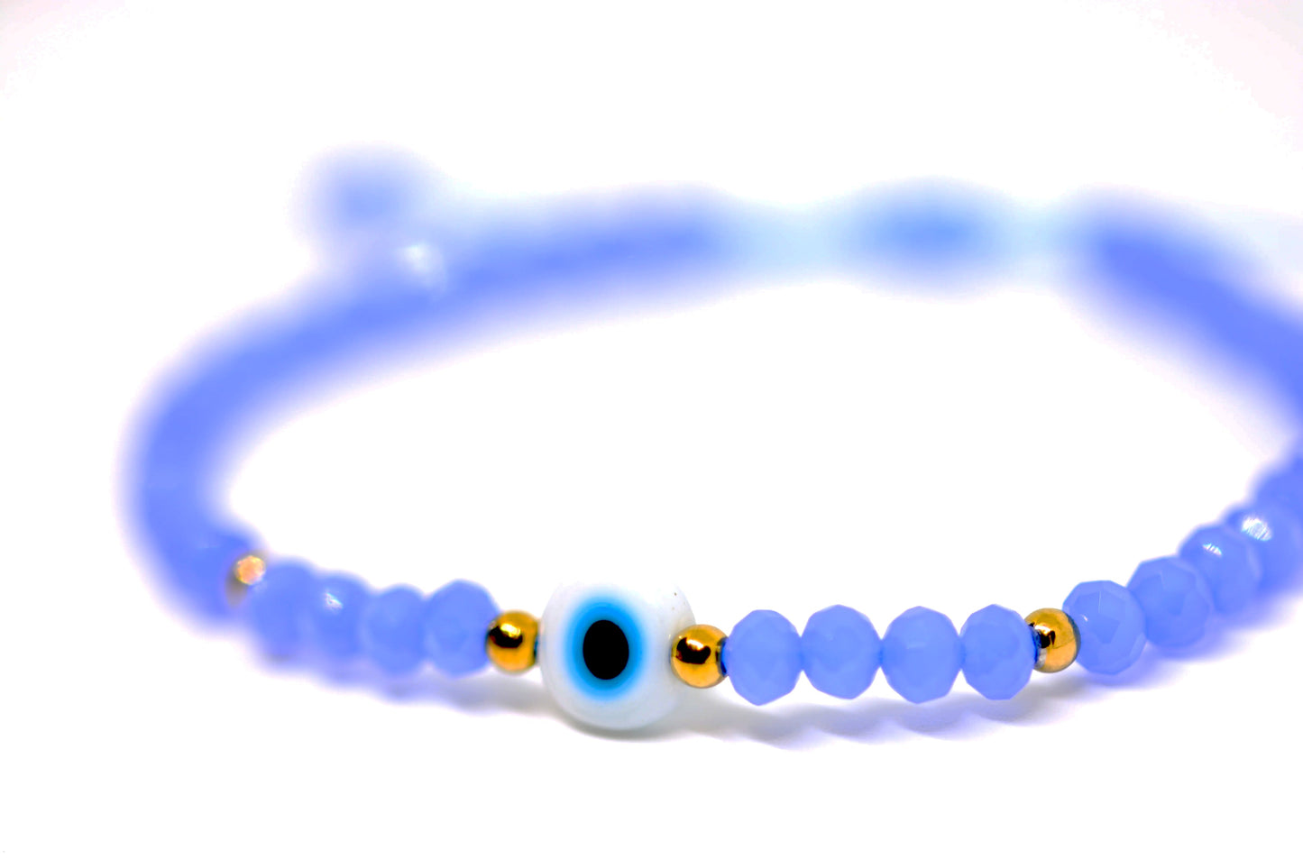 Blue Evil Eye Adjastuble Bracelet