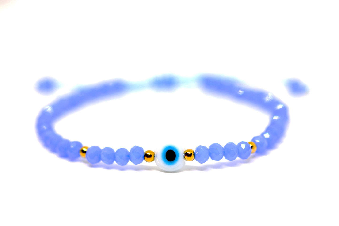 Blue Evil Eye Adjastuble Bracelet