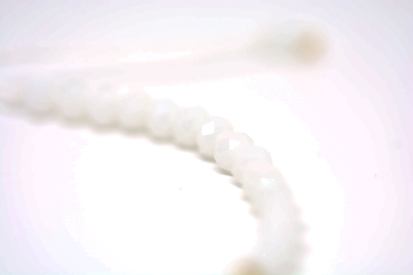White Evil Eye Adjastuble Bracelet