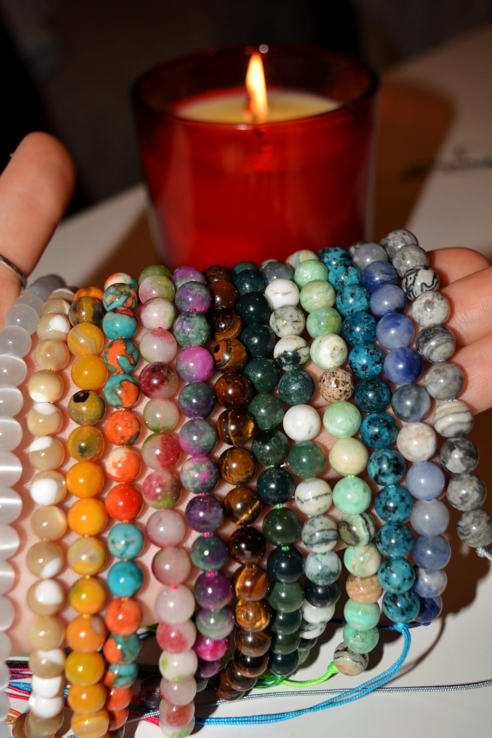 Natural Stone Adjustable Bracelet