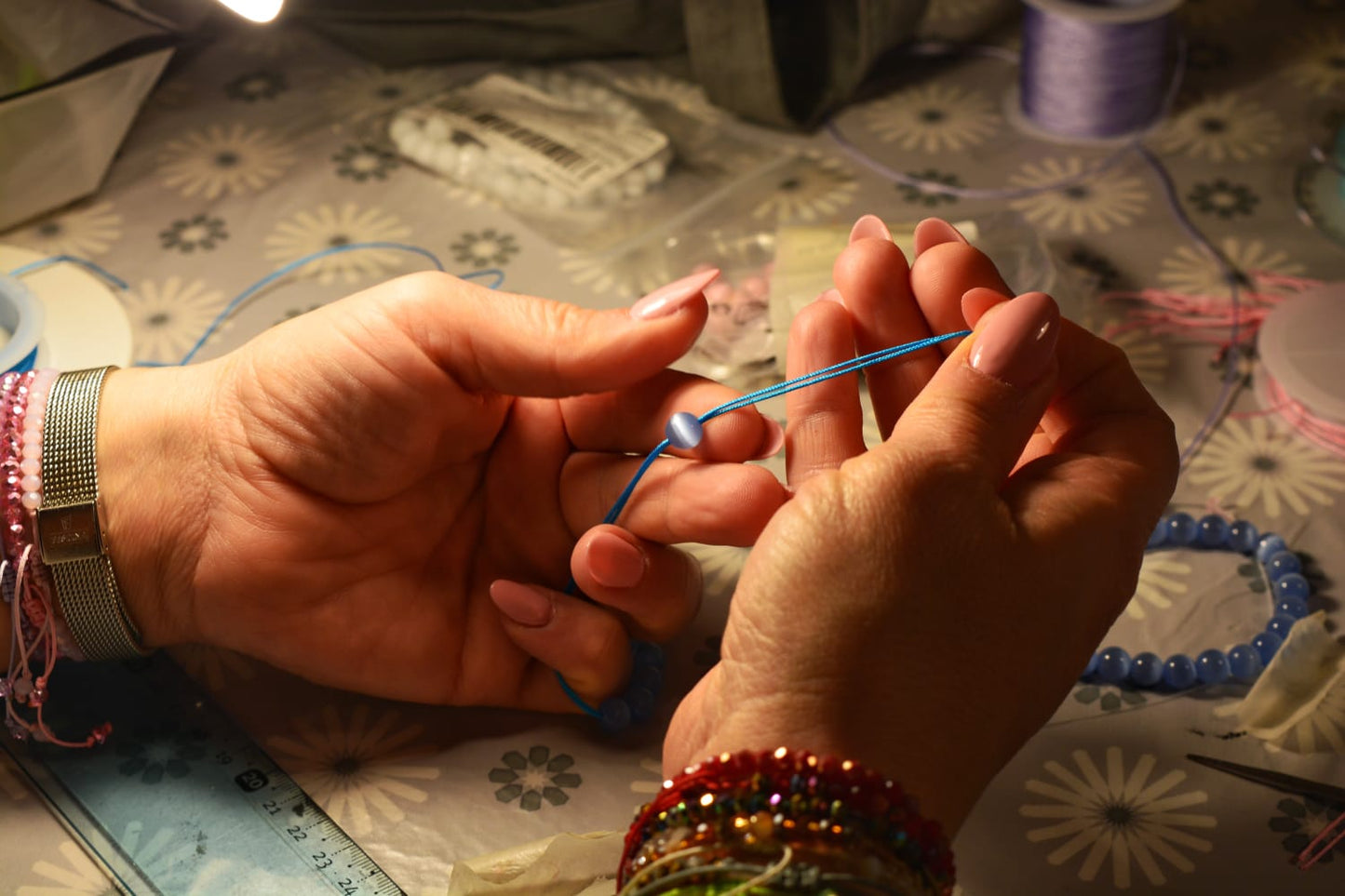 Natural Stone Adjustable Bracelet