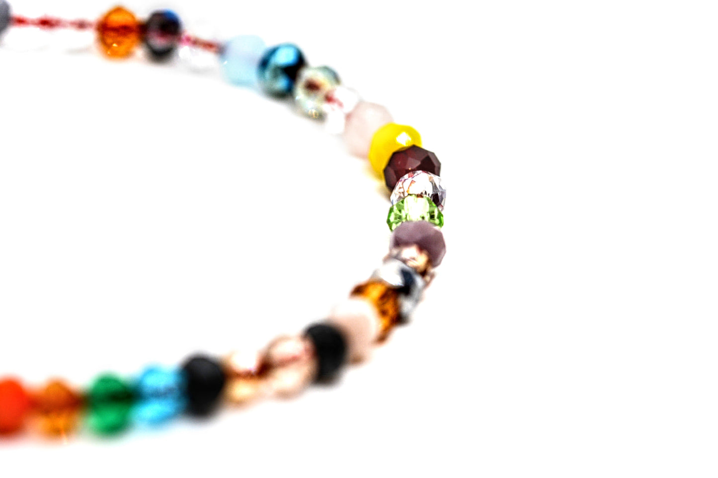 Glass Bead Bracelet Multicolour