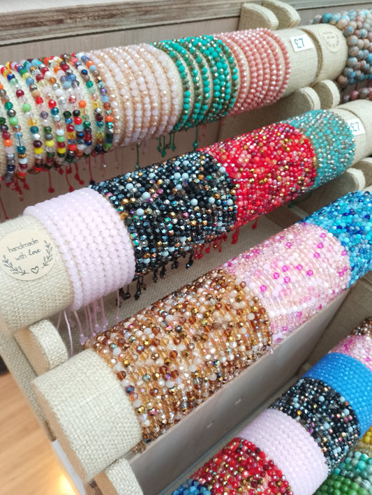 Glass Crystal Beads Bracelet