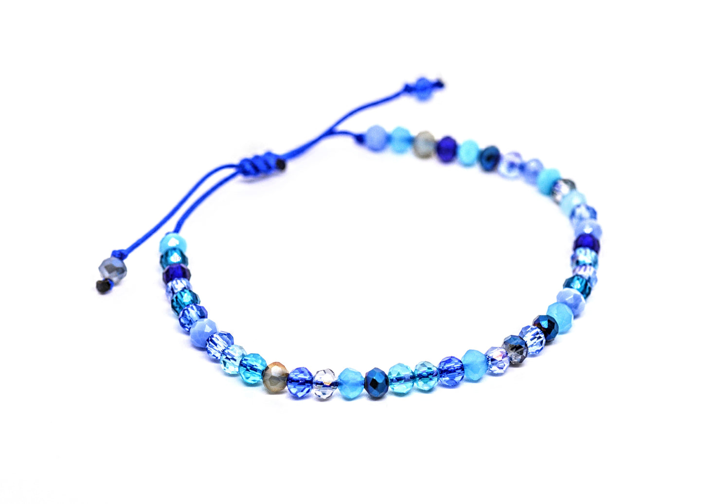 Glass Bead Bracelet Blue